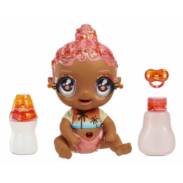 Bábika bábätko Glitter Babyz Coral Pink
