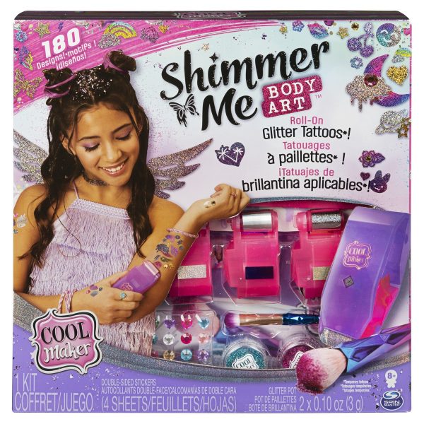 Vzdelávacia hra Spin Master Shimmer Me Dočasné Tetovania