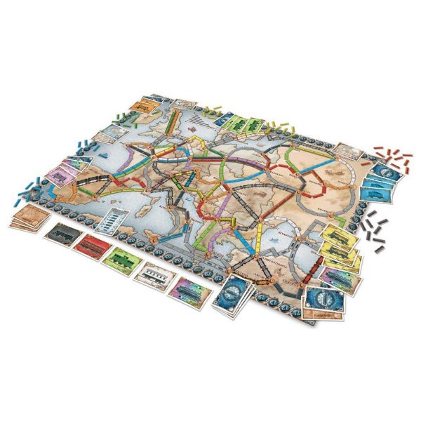Stolová hra ¡Aventureros al Tren! Europa Asmodee (ES)