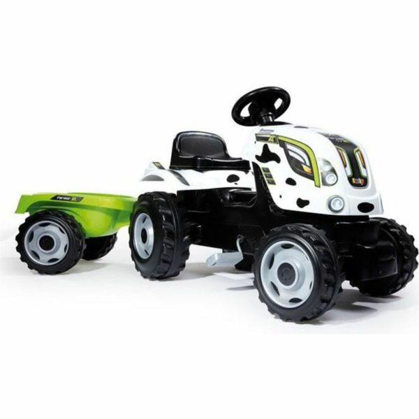Traktor Smoby Pedal Tractor Farmer XL Cow + Trailer