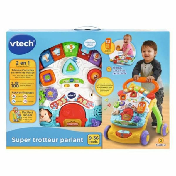 Odrážadlo Vtech Super Trotteur Parlant 2 En 1 Orange (FR)
