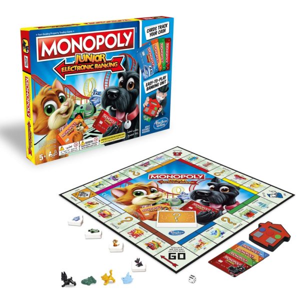 Stolová hra Monopoly Junior Electronic Bank EN