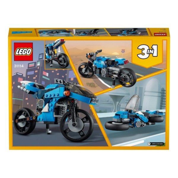 Playset Creator Supermoto Lego 31114 3 v 1