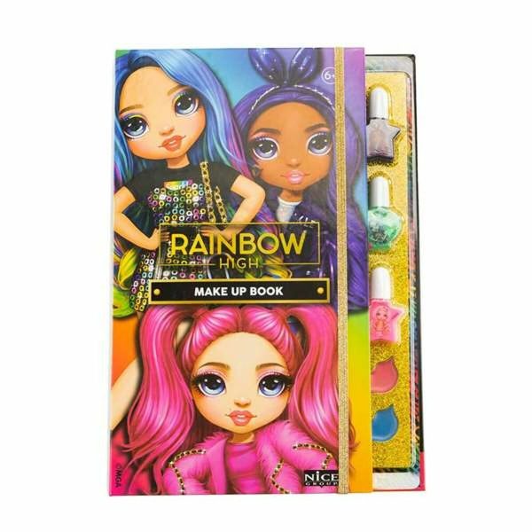 Detská make-up sada Rainbow High Kniha
