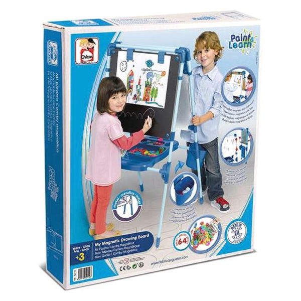 Tabuľa 2 v 1 Chicos (63 x 60 x 120 cm) (64 pcs)