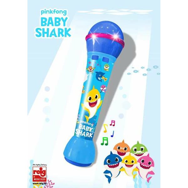 Mikrofón Reig Baby Shark 21 cm