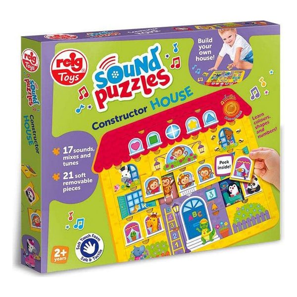 Puzzle Reig Constructor House Muzikál 21 Kusy (17 x 37 x 41,5 cm)