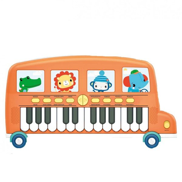 Hudobná hračka Fisher Price Elektrický klavír Autobus