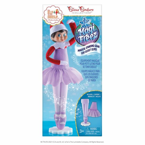 Bábika Cefatoys Tutu Candy Cane Elf Oblečenie