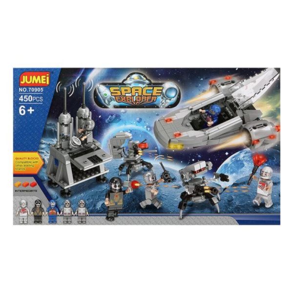 Stavebnicová hra + figúrky Space Explorer 119795 (450 pcs)