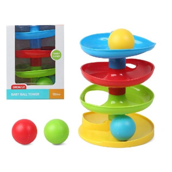 Vzdelávacia hra Baby Ball Tower (21 x 16 cm)