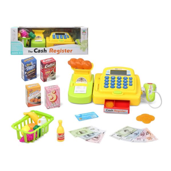 Hračkárska pokladňa The Cash Register Žltá (40 x 13,5 cm)