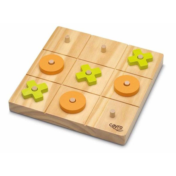 Hra piškvorky Cayro Tic Tac Toe Drevo 20 x 20 x 4 cm