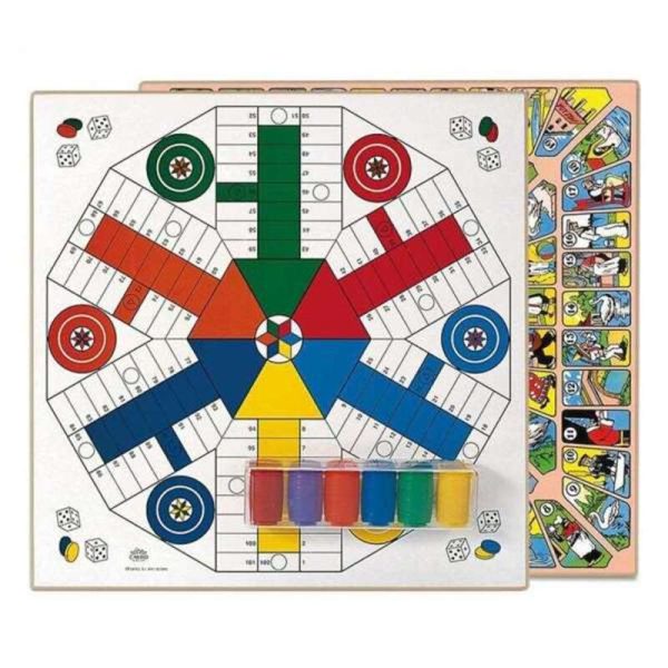 Rada Parcheesi Cayro Drevo (40 x 40 cm) hráči 6