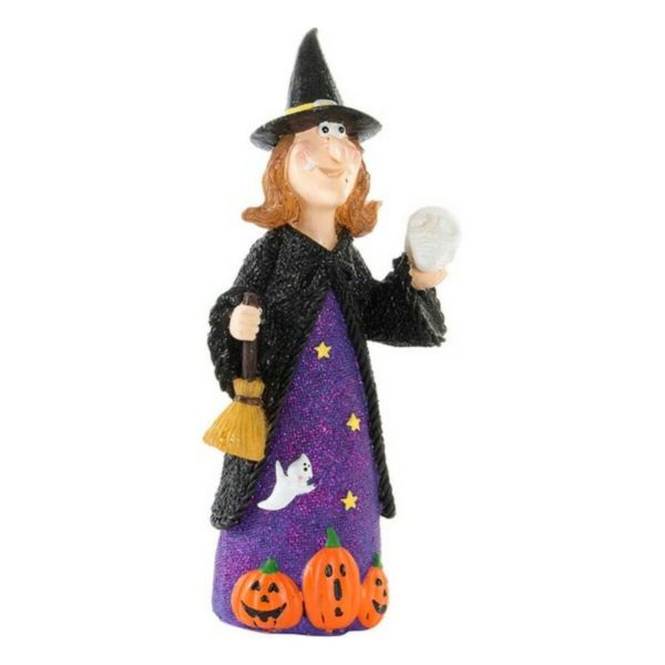 Ozdoby na Halloween DKD Home Decor Živica Striga (11 x 11 x 25 cm)