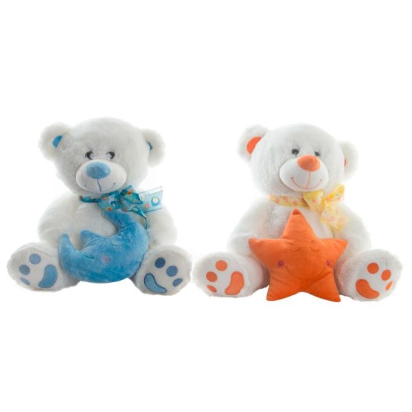 Plyšový macko DKD Home Decor Polyester (2 pcs) (20 x 20 x 30 cm)