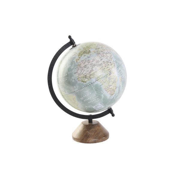 Glóbus DKD Home Decor PVC Mangové drevo (20 x 20 x 30 cm)