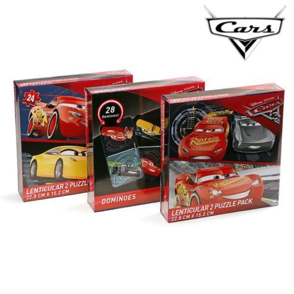 Sada Puzzle a Domino Cars 11135 (3 uds)