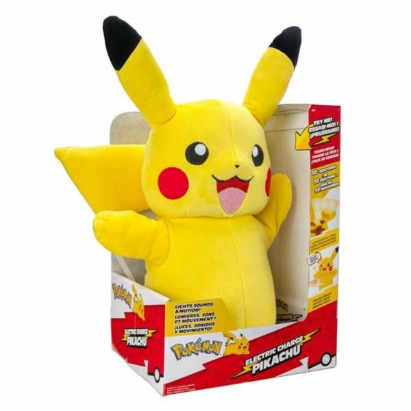 Plyšák Pokémon Electric Charge Pikachu 32 cm Elektrický Textil