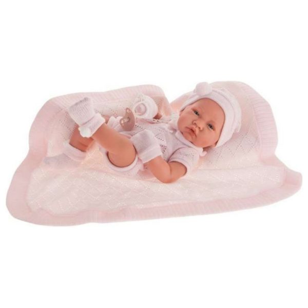 Bábika reborn Antonio Juan Ružová (42 cm)