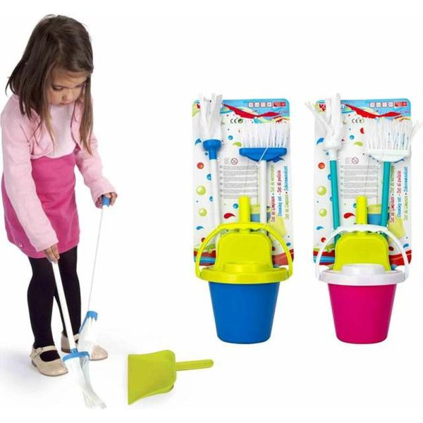 Sada na čistenie a odkladanie Cleaning Home Kocka Metla smetár Mop
