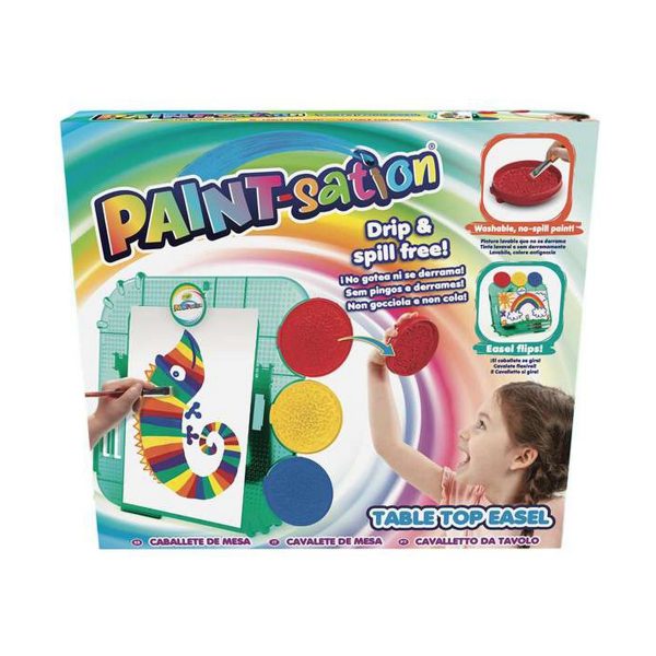 Maliarska sada so stojanom a plátno Goliath Paint Station