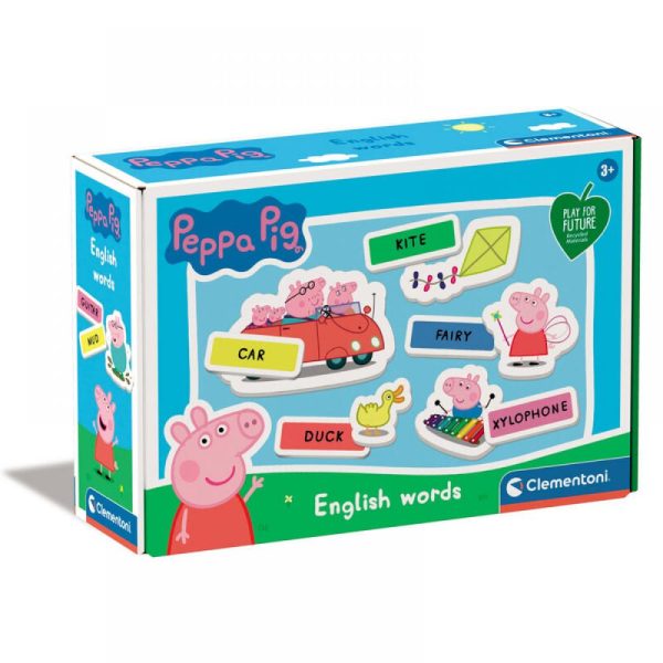 Vzdelávacia hra Clementoni Aprendo Inglés con Peppa Pig 52 Kusy