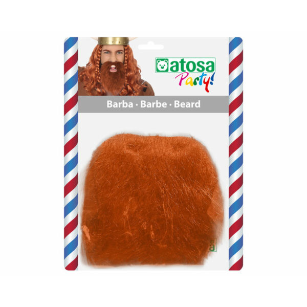 Falošná brada Viking Hnedý