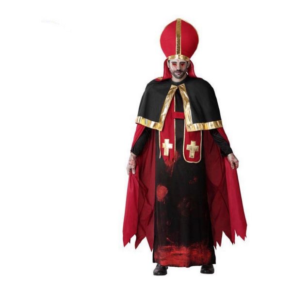 Kostým pre dospelých Kardinál Krvilačný Polyester (XL)