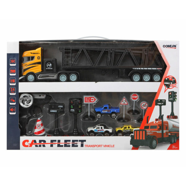 Kamión na prepravu áut a autá Car Fleet