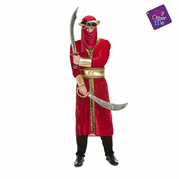 Kostým pre dospelých Arab Warrior Veľkosť M/L Červená M