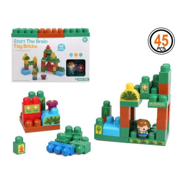Stavebná hra so stavebnicami Start the Brain 114645 (45 pcs)
