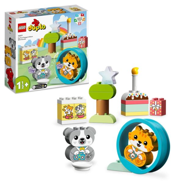 Playset Lego 10977 DUPLO My First Puppy Kitten (22 Kusy)