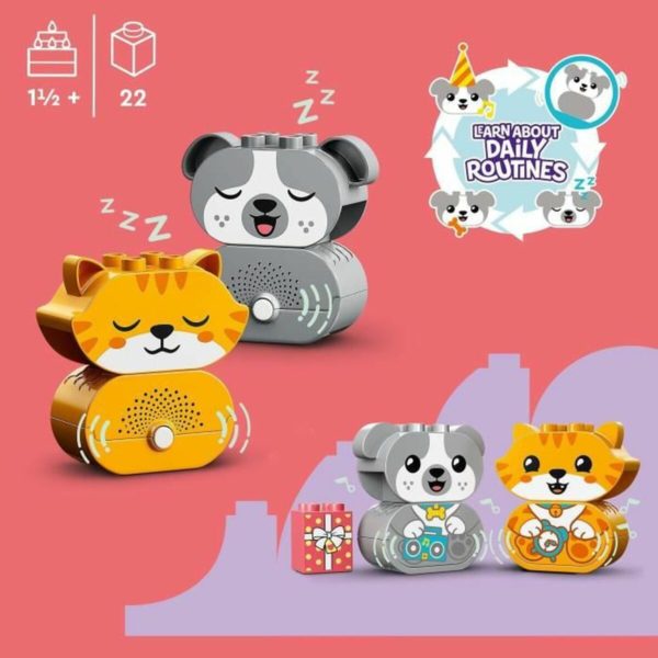 Playset Lego 10977 DUPLO My First Puppy Kitten (22 Kusy)