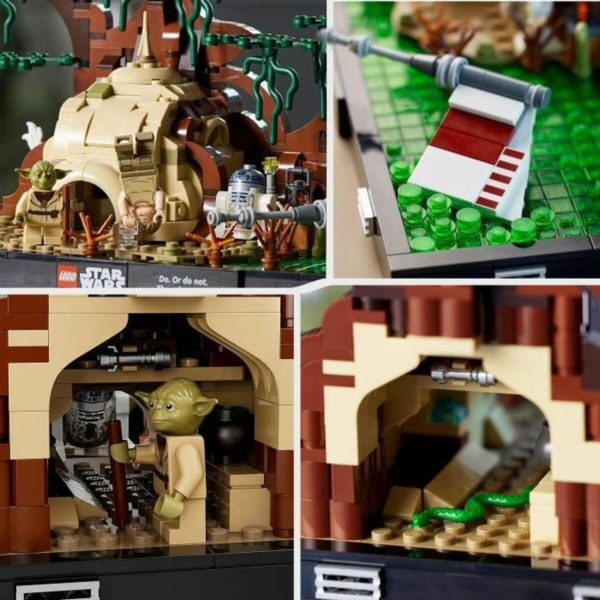 Playset Lego Star Wars 75330 Diorama Jedi Training on Dagobah (1000 Kusy)