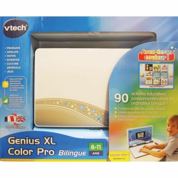 Prenosný počítač Genius XL Pro Vtech Genius XL Pro (FR-EN) FR-EN Interaktívna hračka + 6 rokov