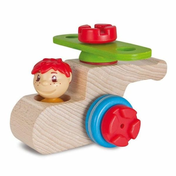 Stavebné stroje Simba Constructor Maxi Bois Helikoptéra 9 Kusy