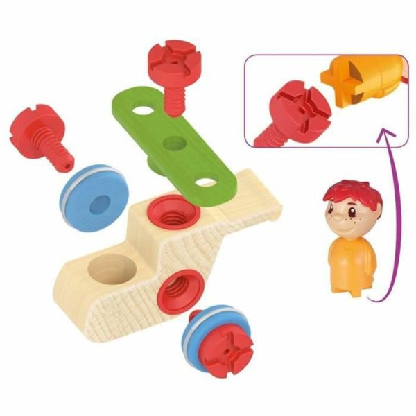 Stavebné stroje Simba Constructor Maxi Bois Helikoptéra 9 Kusy