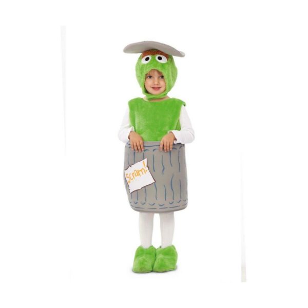 Kostým pre bábätká My Other Me Oscar the Grouch Sesame Street zelená (4 Kusy)