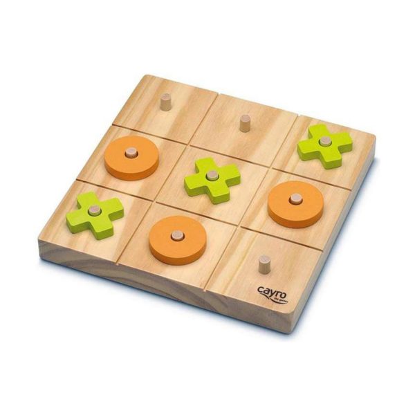 Hra piškvorky Cayro Tic Tac Toe Drevo 20 x 20 x 4 cm